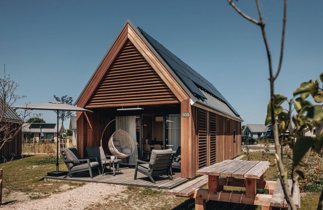 Tiny House in Nieuwvliet-Bad am Strand