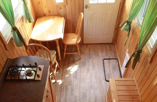 Tiny house with sea views