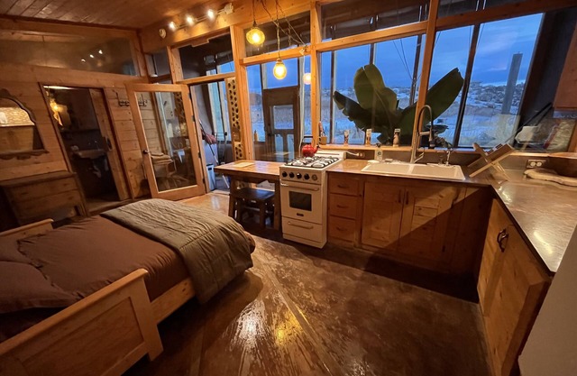 Tiny, the Earthship in Taos