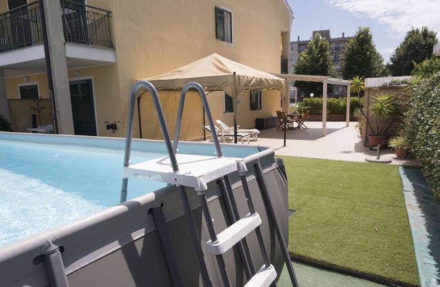 Tiziana House with large patio, private pool and reserved parking.