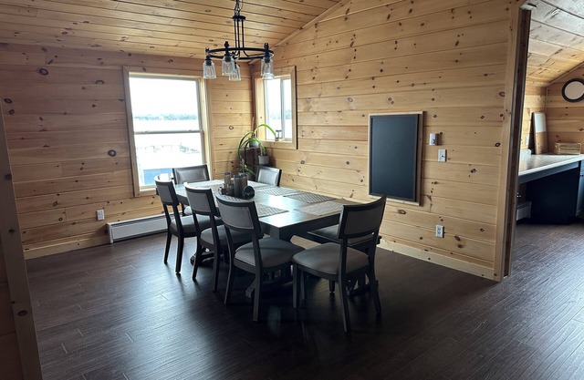 Top Deck!! Beaver Island Harbor view.