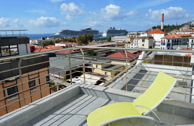 Oberste Etage im Funchal Center in der Nähe des Farmers Market