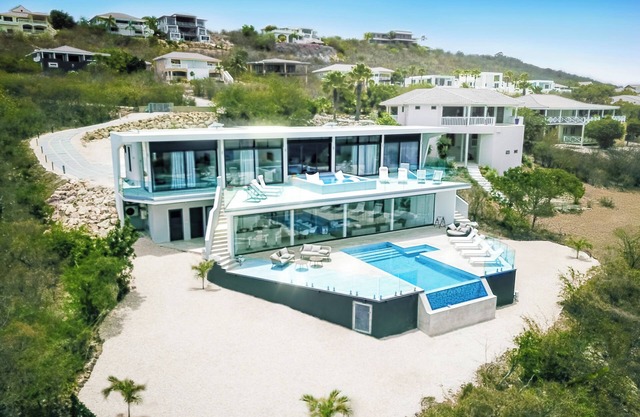 ☆ ESCAPE-VILLA | Curacao. TOP 180 Meerblick, Infinity-Pool, Whirlpool, Strandresort