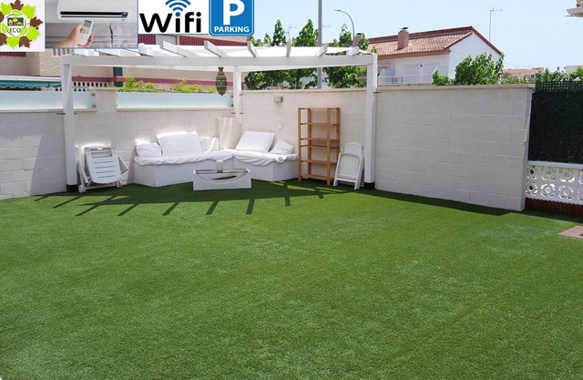 Torre Horadada Miete Villa 100 Meter vom Strand entfernt, A / A Parkplatz Garten Barbaco