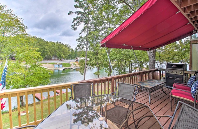 Townhome on Lake Desoto: Deck + Water Views!