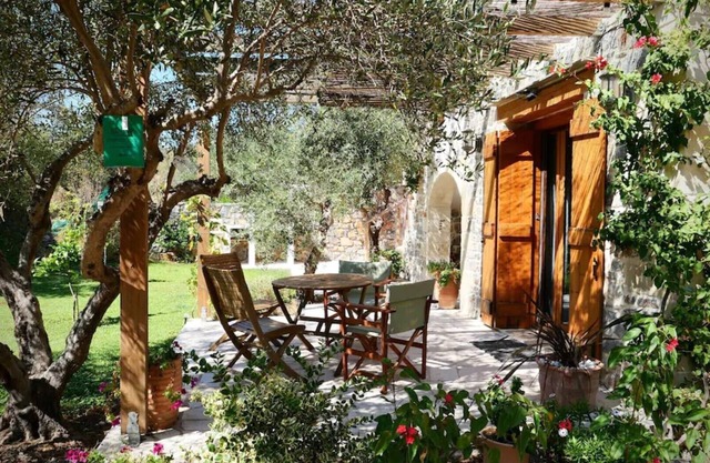 Traditional Cretan stone cottage on the semi-rural outskirts of Kefalas, Vamos