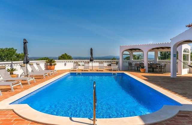 Tranquil one-level villa in Lagos with optional heated pool and large garden.