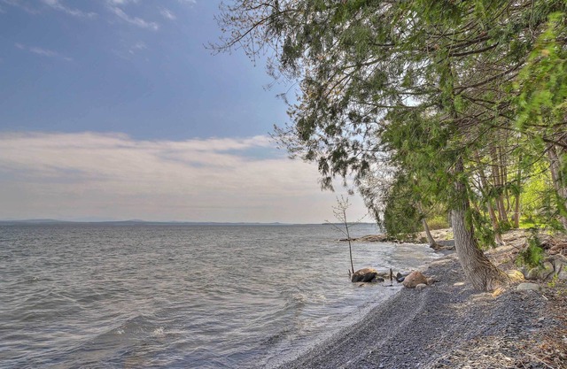 Ruhiges Studio mit privatem Strand am Lake Champlain!