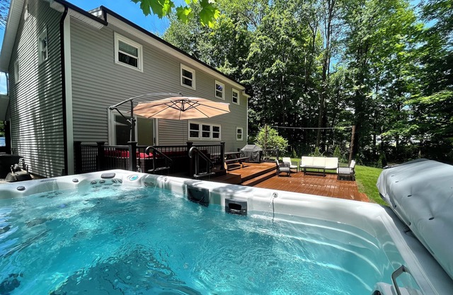 Casino, Track & SPAC with Swim Spa, Bar room & fire pit!