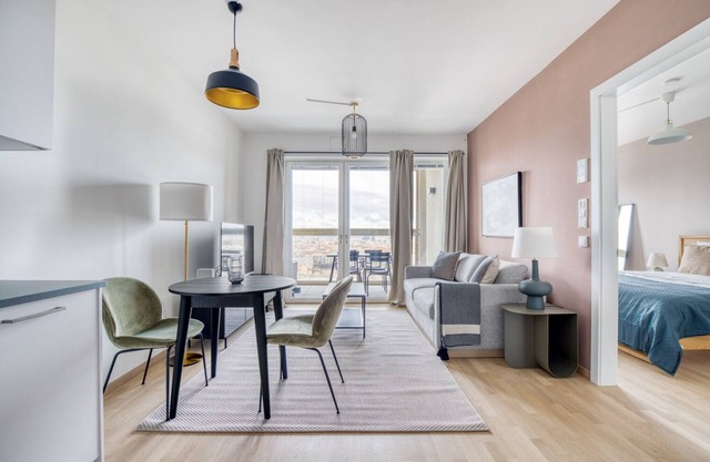 Trendy Helio Tower 1BR w/ Gym & Lounge, nr metro U3, by Blueground