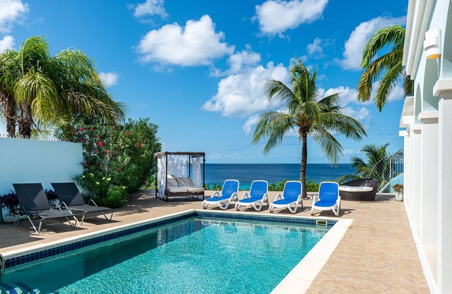 Tropische Villa am Meer, voll klimatisiert, privater Pool, tolles Tauchen und Schnorcheln