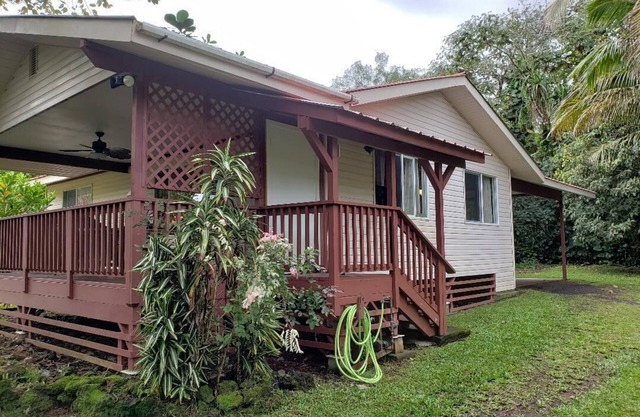 Tropisches Ferienhaus in den hawaiischen Stränden, Pahoa, HI