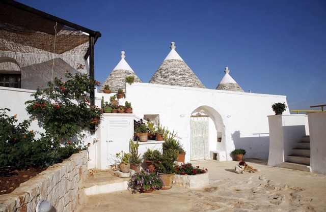 Trullo + Lamia, 10 Minuten vom Meer, Panoramablick und Whirlpool