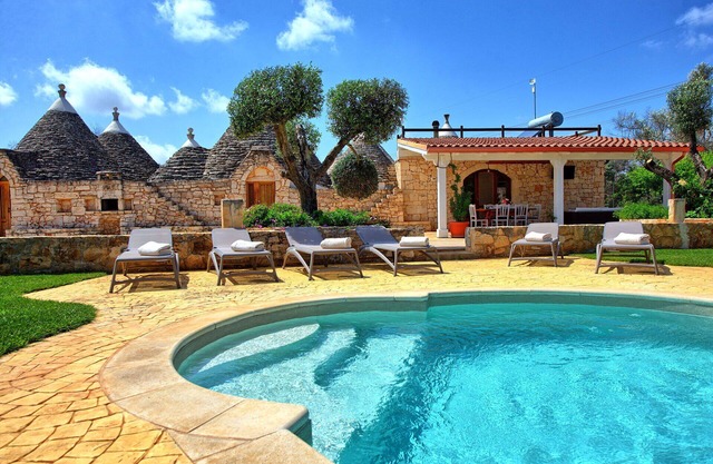 Trullo Santo Stefano - Ferienhaus mit pool in Salento, Apulien