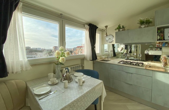 „Casina Tuareg“ - charmant Dachgeschoss mit 180 ° -Blick über Livorno, Meer und den Hafen