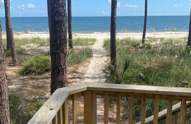 "Tucked Away" Private Beachfront Home in Secluded Area