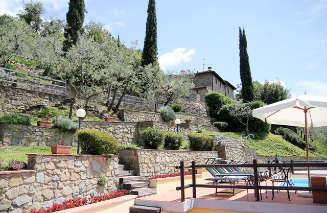 Toskanische Villa in den Chianti-Hügeln
