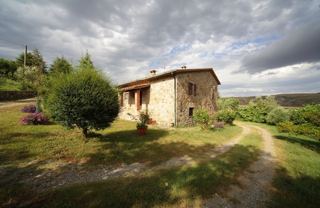 Toskana, Amiata Val d'Orcia, das Weiße Ditch