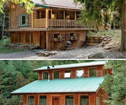 Two Adjacent Cabins near Silverwood with Vintage Ice Cream Parlor & Movie Theater