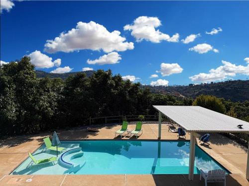 Two Hilltop Villas with Pool Oasis, Views and Avocado Grove