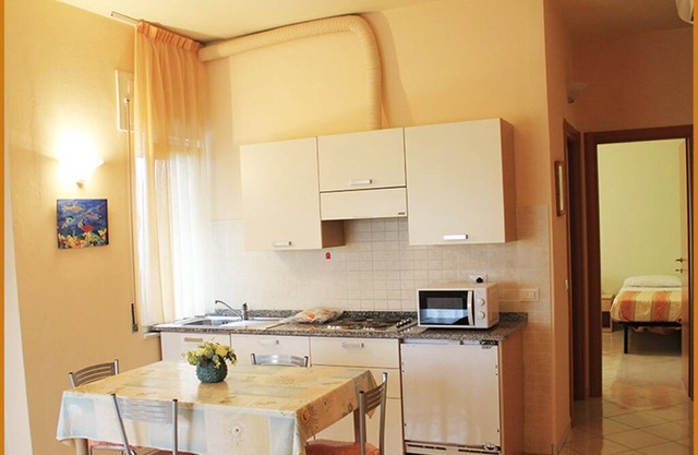 Two-room apartment in Residence 300 meters from the sea