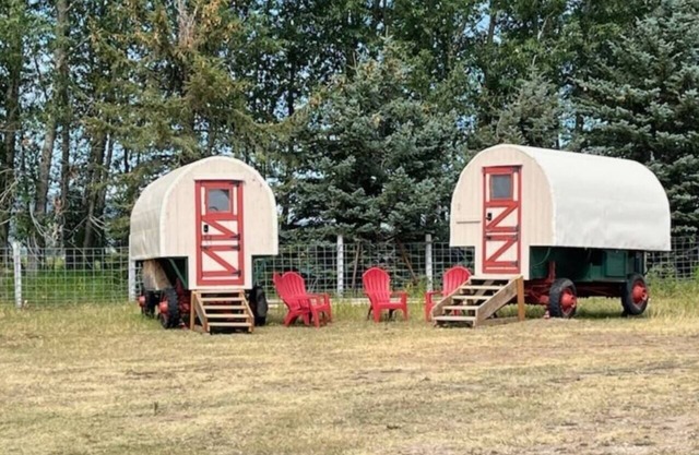 Two Sheep Wagons ⁓Teton Views⁓Glamping at its best