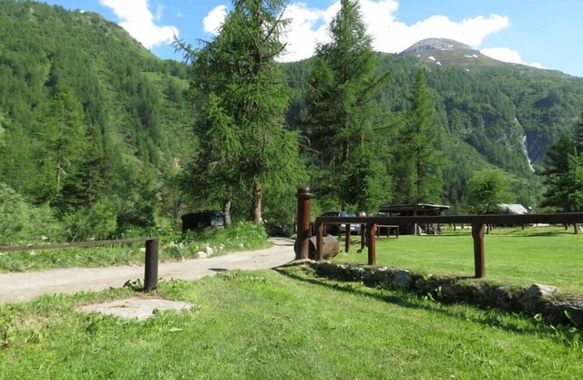 Typische Berghütte.