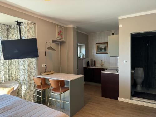 Tyylikäs maisema-asunto asemalla