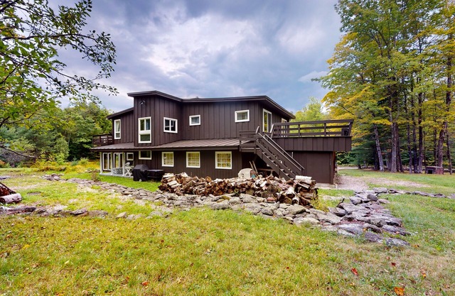 Unique & quaint home with loads of character, firepit, two wood stoves, & grill