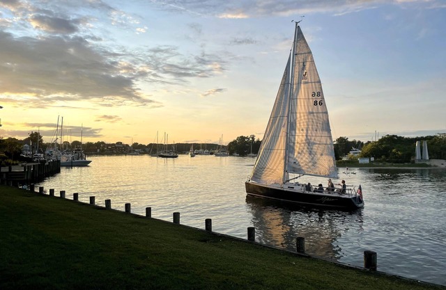 Unique waterfront home w/ stunning views, boat slip, walk to historic Greenport