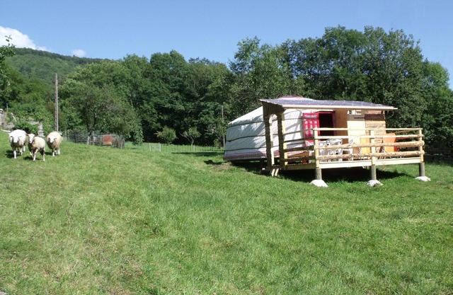 Einzigartige Jurte mit Sauna und privater Terrasse