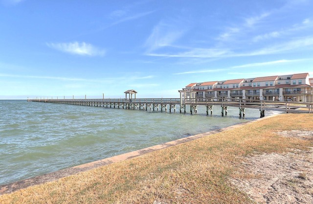 Unobstructed water views! Lighted half mile long pier access! Pool!