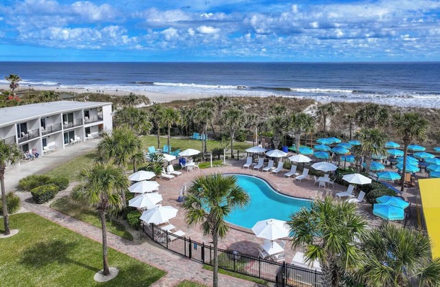 Unwind in Serene Oceanview Room Close to Local Attractions & Dining with Pool