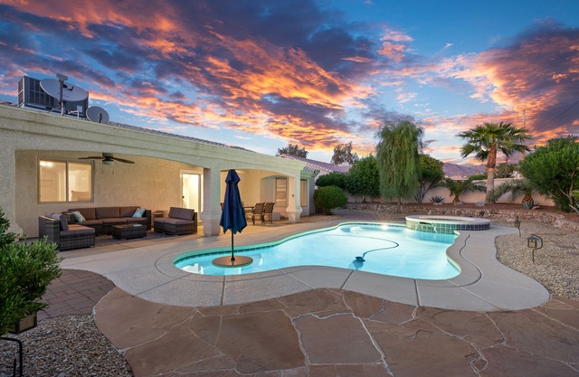 Upgraded with PRIVATE Heatable Pool & Spa