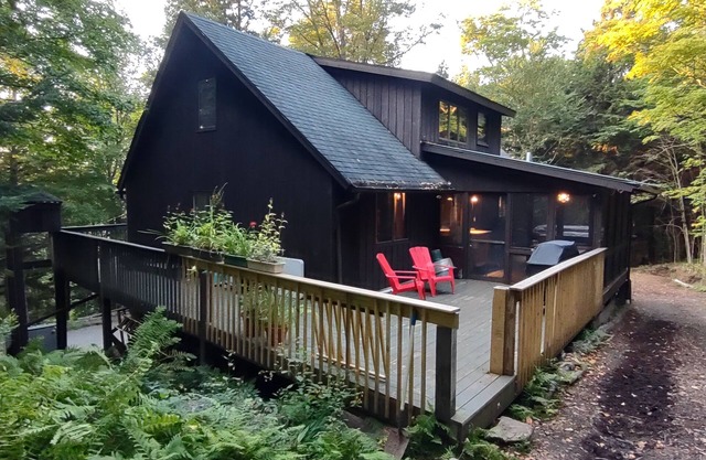 Upper Saranac Lake. Beach/dock/boat ramp. King bed, pets, paddle, hike, SKI!