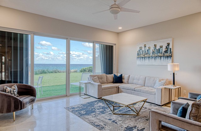 Upscale oceanview home with private beach access & pool - dogs welcomed