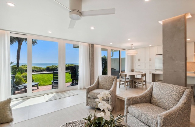 Upscale Renovations at Oceanfront Beach Walker Villa!