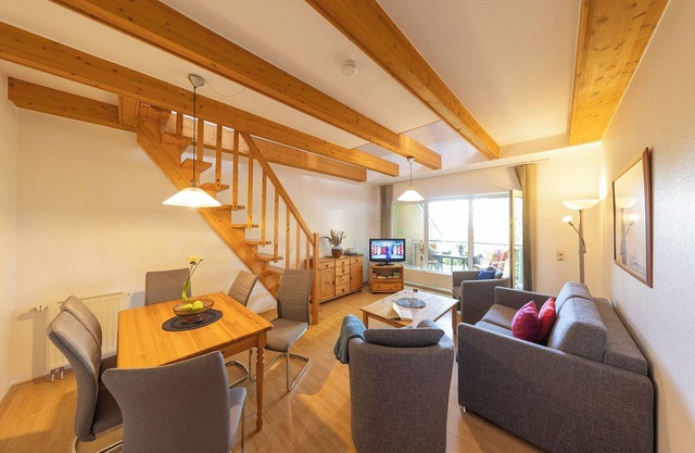 Ferienwohnung Lili Marleen. Lichtdurchflutet und auf zwei Ebenen.