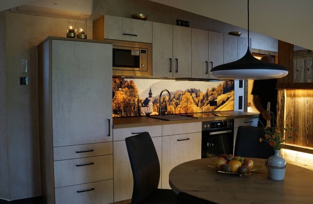 Ferienwohnung "Gipfelsonne", 62qm, 2 Schlafzimmer, Balkon mit Bergblick