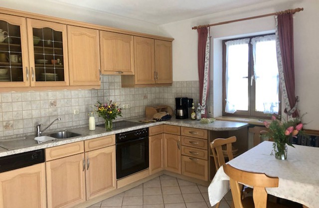 Ferienwohnung 1 ,48 qm mit 1 Schlafzimmer, Wohnküche, Terrasse