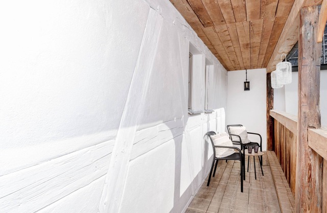 Ferienwohnung (130qm) über zwei Etagen mit Balkon