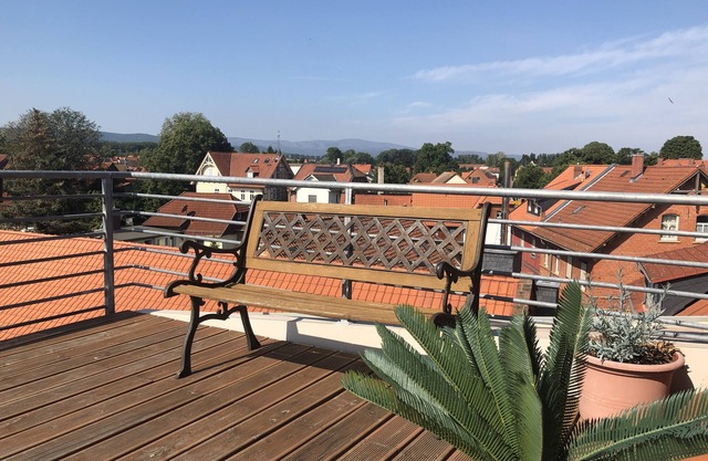 Ferienwohnung "Brockenblick" - Sauna - WLAN - Dachterrasse - 7 Personen