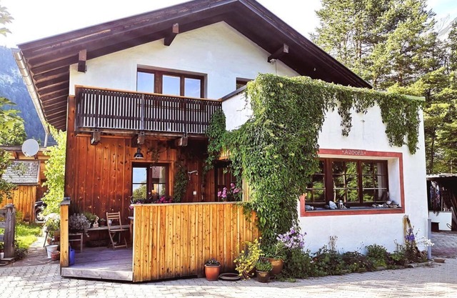 Ferienwohnung Karwendelglück - Ferienwohnung, Dusche/Badewanne, 1 Schlafraum