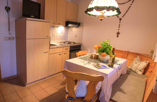 Ferienwohnung Nr. 1, 28 qm, 1 Schlafzimmer, Terrasse, 4 Sterne, 2 Pers.