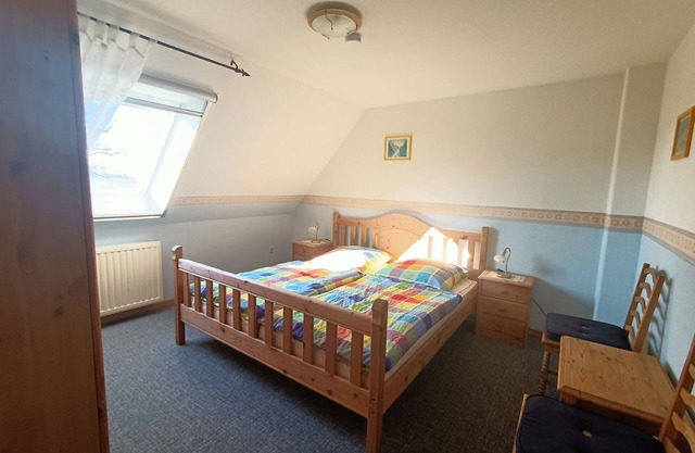 Ferienwohnung am Flußufer der Medem . Ideal für 2 bis 4 Personen