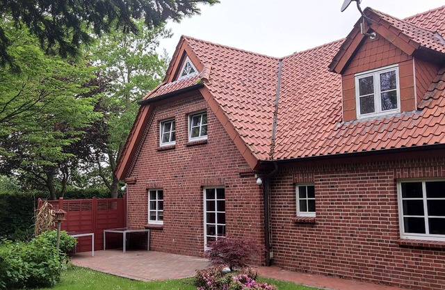 Ferienwohnung an der Nordsee mit Terrasse und Garten