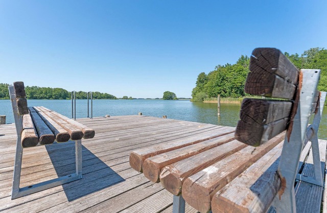 Vacation apartment Seeblick Bischofsee with balcony in Bosau