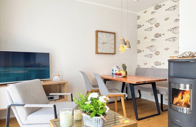 Ferienwohnung mit Terrasse nur wenige Schritte bis zum Strand