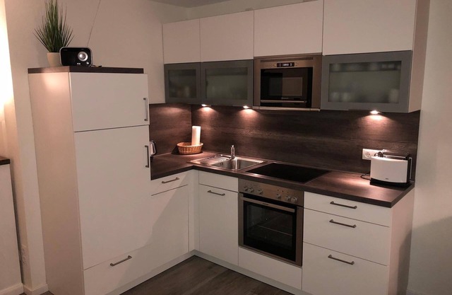 Ferienwohnung Fehmarn Brise mit Balkon im Haus Bürgermeister-Fox 44a auf Fehmarn