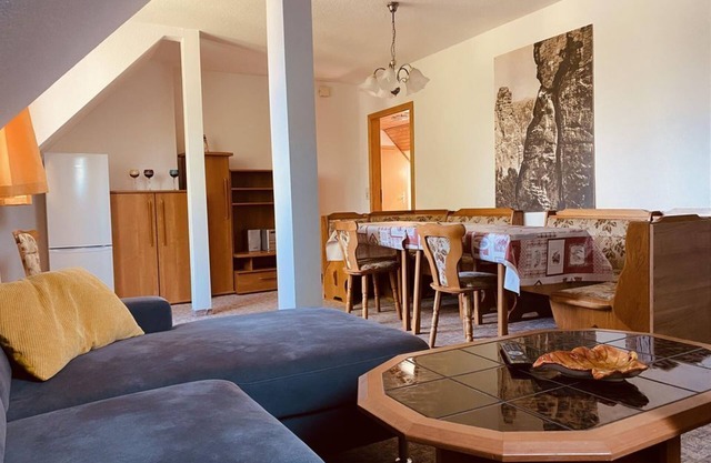 Ferienwohnung "Lehnsteig", 2 Schlafräume - Ferienhaus Schrammsteinblick